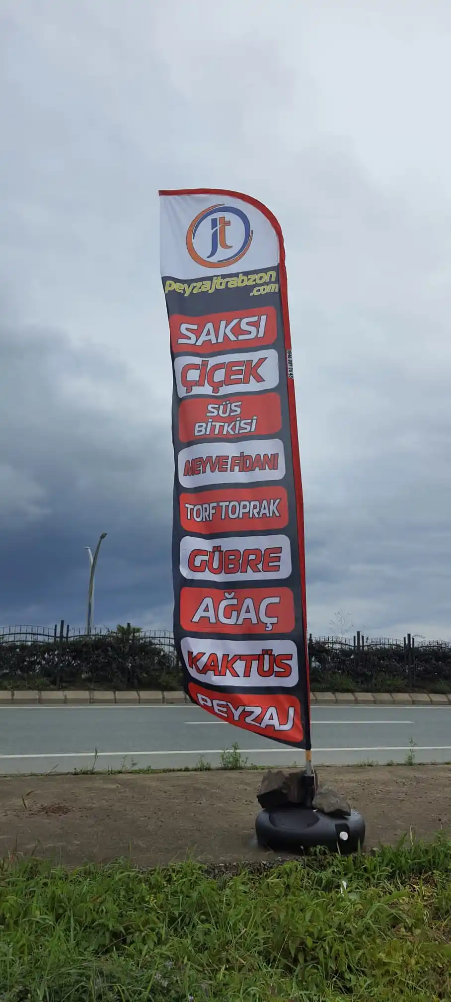 Çiçekçi Yelken Bayrağı-4